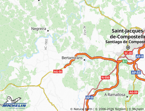 Mapa MICHELIN Pedrouzos - ViaMichelin