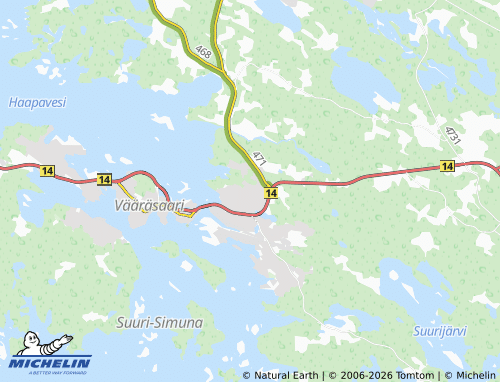 Kaart MICHELIN Nojanmaa - ViaMichelin