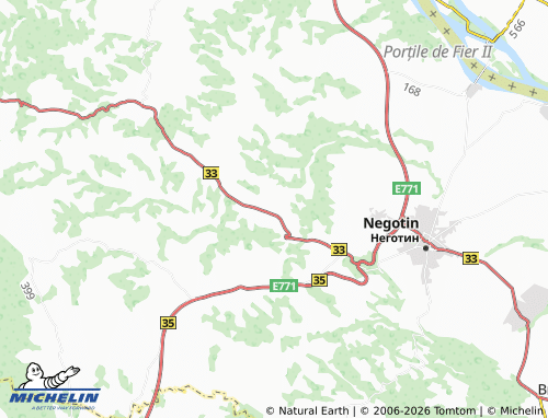 Mapa MICHELIN Jasenica - ViaMichelin