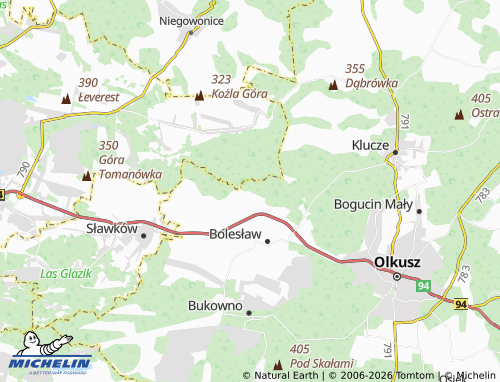 MICHELIN Laski map - ViaMichelin