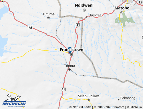 Mapa MICHELIN Tati - ViaMichelin