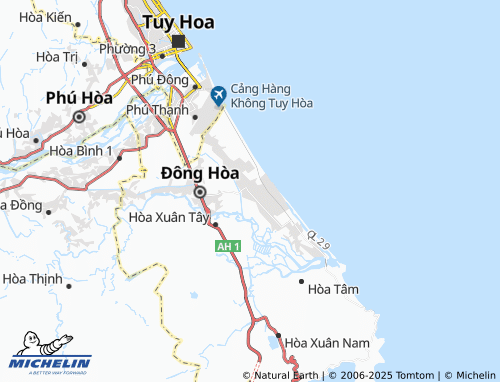 Mappa MICHELIN Hòa Hiệp Trung - ViaMichelin