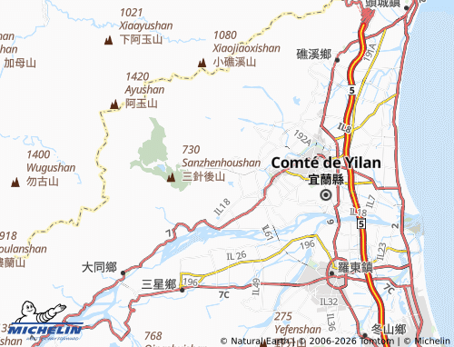 MICHELIN Aijie map - ViaMichelin
