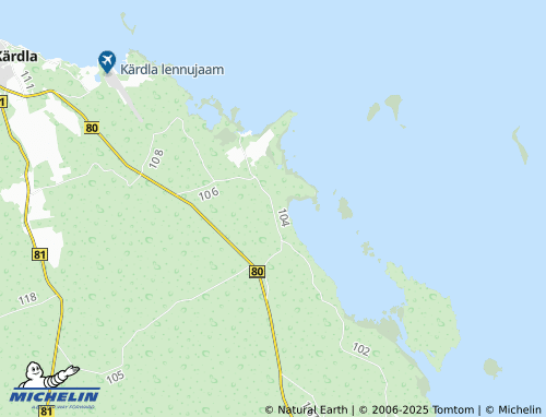 MICHELIN-Landkarte Kuri - ViaMichelin