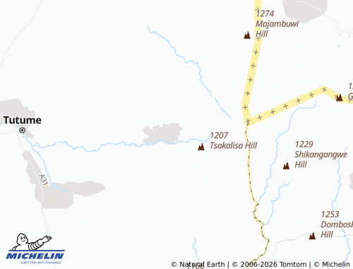 MICHELIN-Landkarte Gungwe - ViaMichelin