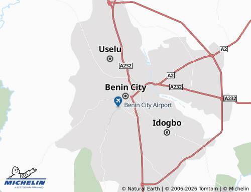 Mappa MICHELIN Benin City - ViaMichelin