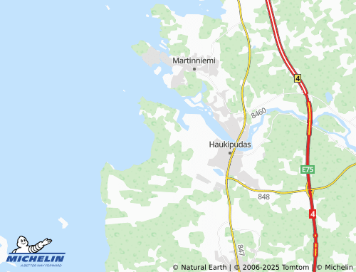 MICHELIN Ervastinranta map - ViaMichelin