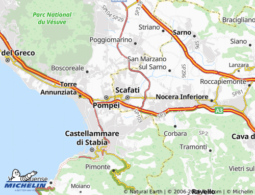 MICHELIN-Landkarte Scafati - ViaMichelin
