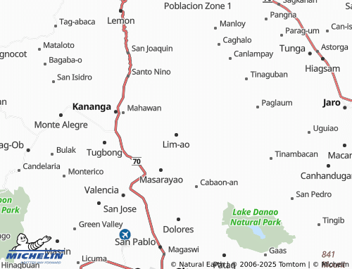 MICHELIN Lim-ao map - ViaMichelin