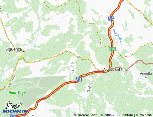 MICHELIN Estriégana map - ViaMichelin