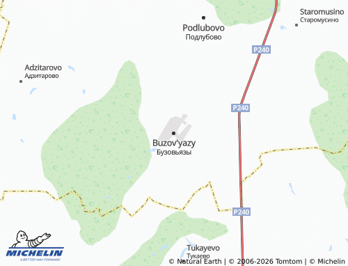 MICHELIN-Landkarte Buzov'yazy - ViaMichelin