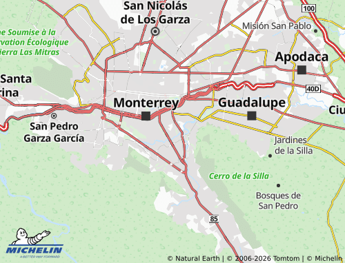 MICHELIN Narvarte map - ViaMichelin