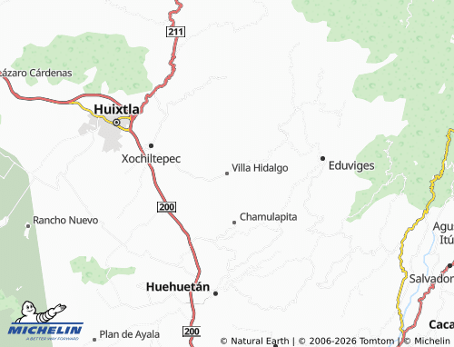 Mapa MICHELIN Villa Hidalgo - ViaMichelin