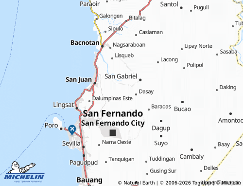 MICHELIN Pacpacac map - ViaMichelin