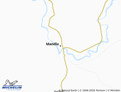 MICHELIN Mandla map - ViaMichelin