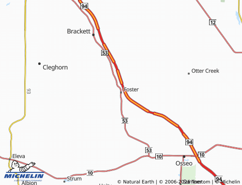 Mappa MICHELIN Foster - ViaMichelin