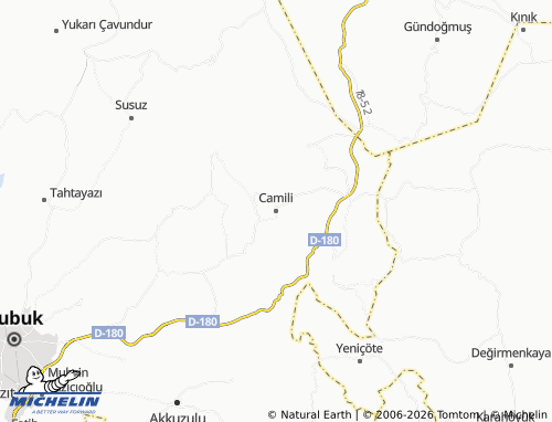 MICHELIN Camili map - ViaMichelin