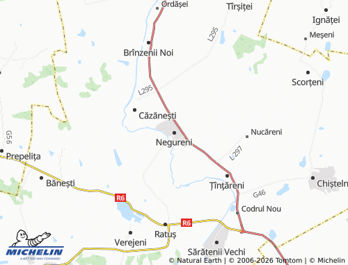 Mappa MICHELIN Negureni - ViaMichelin