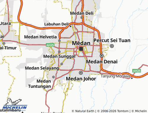 MICHELIN Darat map - ViaMichelin