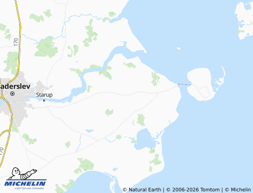 MICHELIN Øsby map - ViaMichelin