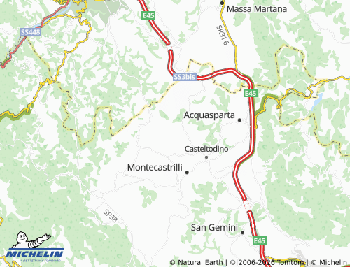 MICHELIN Colle Secco map - ViaMichelin