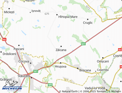 MICHELIN Zăicana map - ViaMichelin