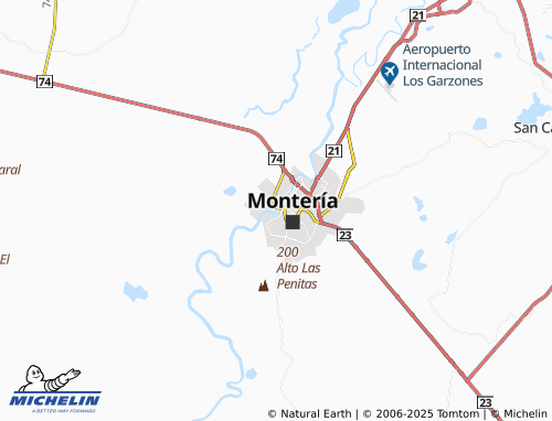 MICHELIN El Puente map - ViaMichelin