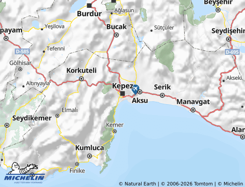 Mappa MICHELIN Kepez - ViaMichelin