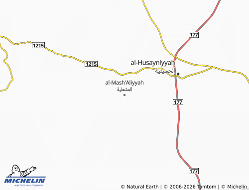 MICHELIN-Landkarte al-Mash'aliyyah - ViaMichelin