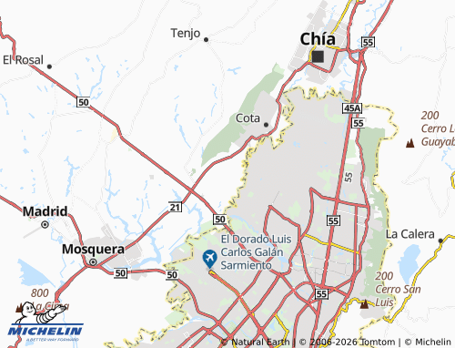 Carte MICHELIN Parcelas - ViaMichelin