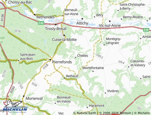 Mapa MICHELIN Chelles - ViaMichelin