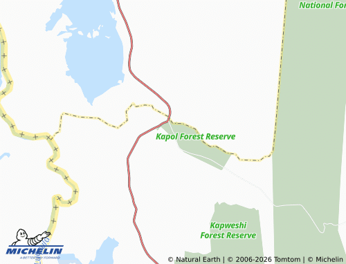 Mappa MICHELIN Mbereshi - ViaMichelin
