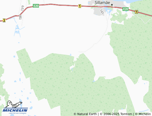 MICHELIN Mustanina map - ViaMichelin
