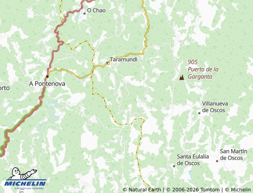MICHELIN-Landkarte Veigas - ViaMichelin