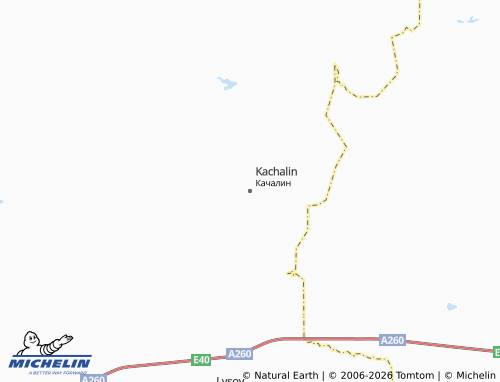 MICHELIN-Landkarte Kachalin - ViaMichelin