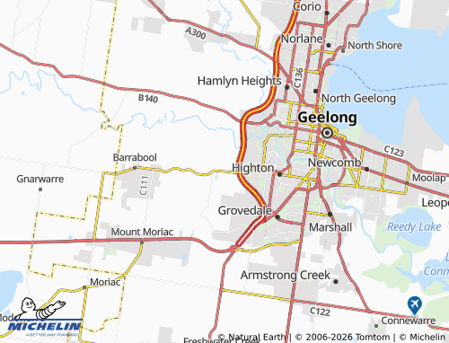 Mapa MICHELIN Ceres - ViaMichelin