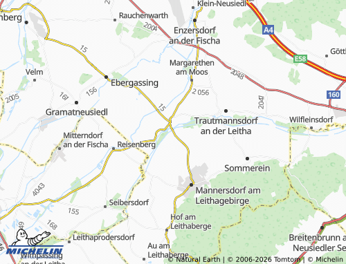 MICHELIN Sandberg map - ViaMichelin