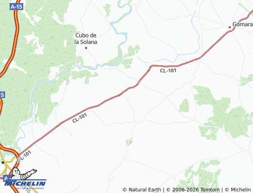MICHELIN Borjabad map - ViaMichelin