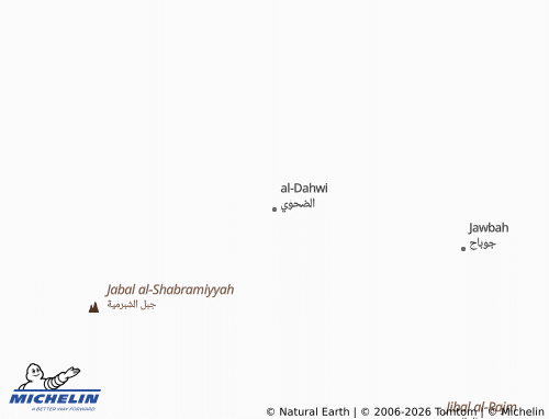 MICHELIN-Landkarte al-Dahwi - ViaMichelin