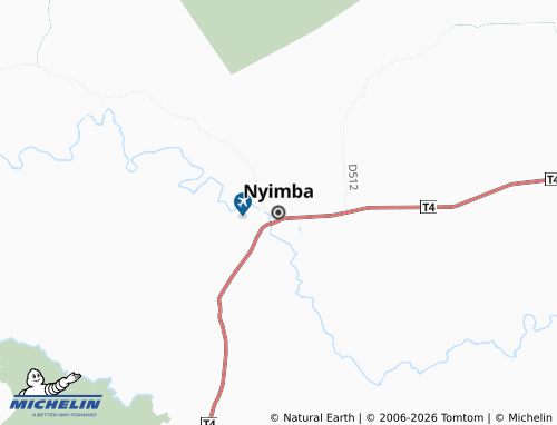 MICHELIN Nyimba map - ViaMichelin