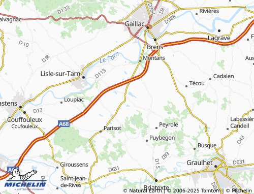 Carte MICHELIN Fénols - ViaMichelin