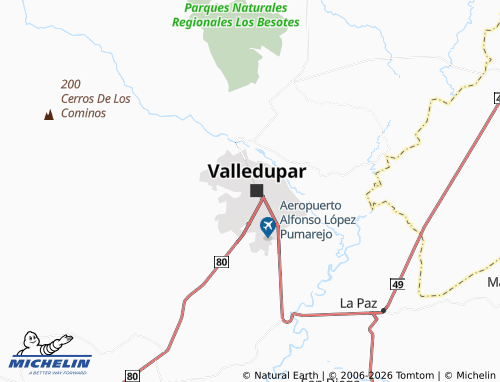 Mapa MICHELIN Las Flores - ViaMichelin