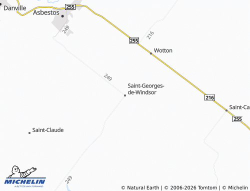Kaart MICHELIN Saint-Georges-de-Windsor - ViaMichelin