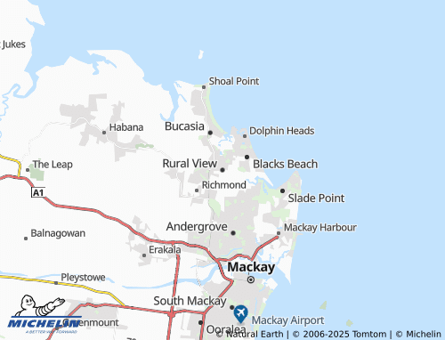 MICHELIN Rural View map - ViaMichelin
