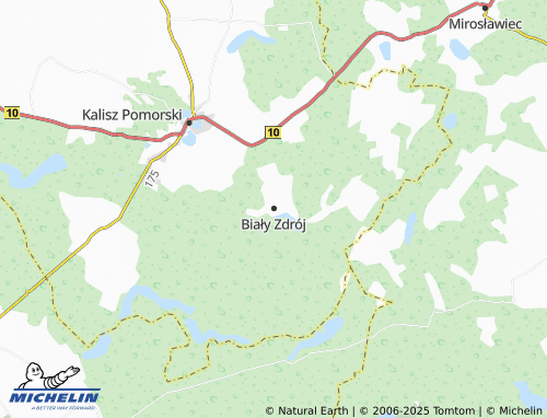 MICHELIN Biały Zdrój map - ViaMichelin