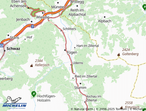 MICHELIN Helfenstein map - ViaMichelin