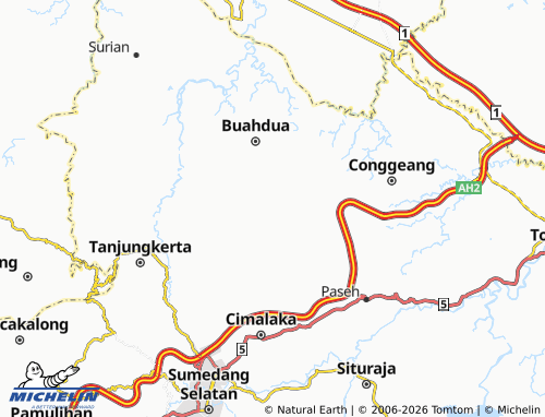 MICHELIN Cibitung map - ViaMichelin