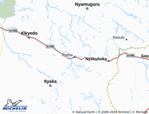 Mapa MICHELIN Byeba - ViaMichelin
