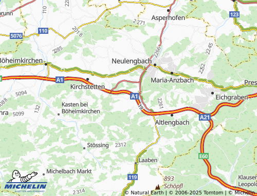 MICHELIN Ludmerfeld map - ViaMichelin