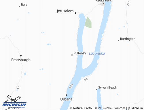Mapa MICHELIN Pulteney - ViaMichelin